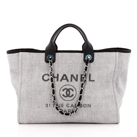 chanel fabric tote bag|authentic chanel tote bag.